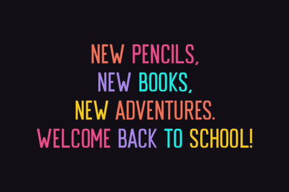 Julyteen Font PNG with transparent background - Preview 2