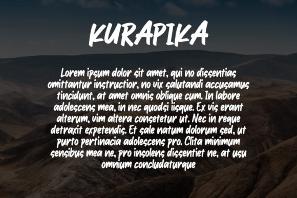 Kurapika Font PNG with transparent background - Preview 2