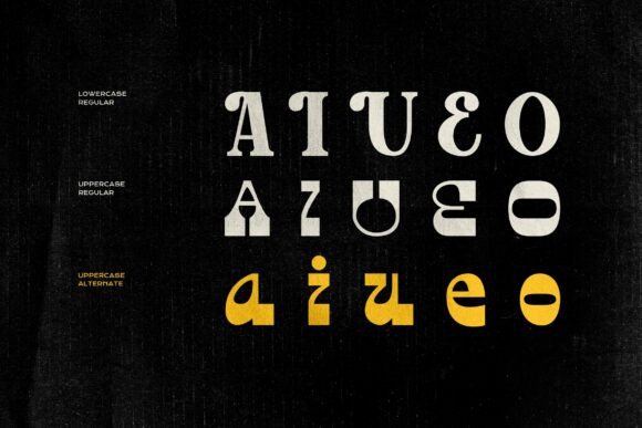 Kovice Font PNG with transparent background - Preview 3