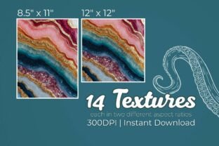 Geode Custom Textures Luxe Layers | Geode Inspired Textures Graphic by rock paper squid ...