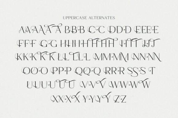 Marie Cortney Font PNG with transparent background - Preview 6