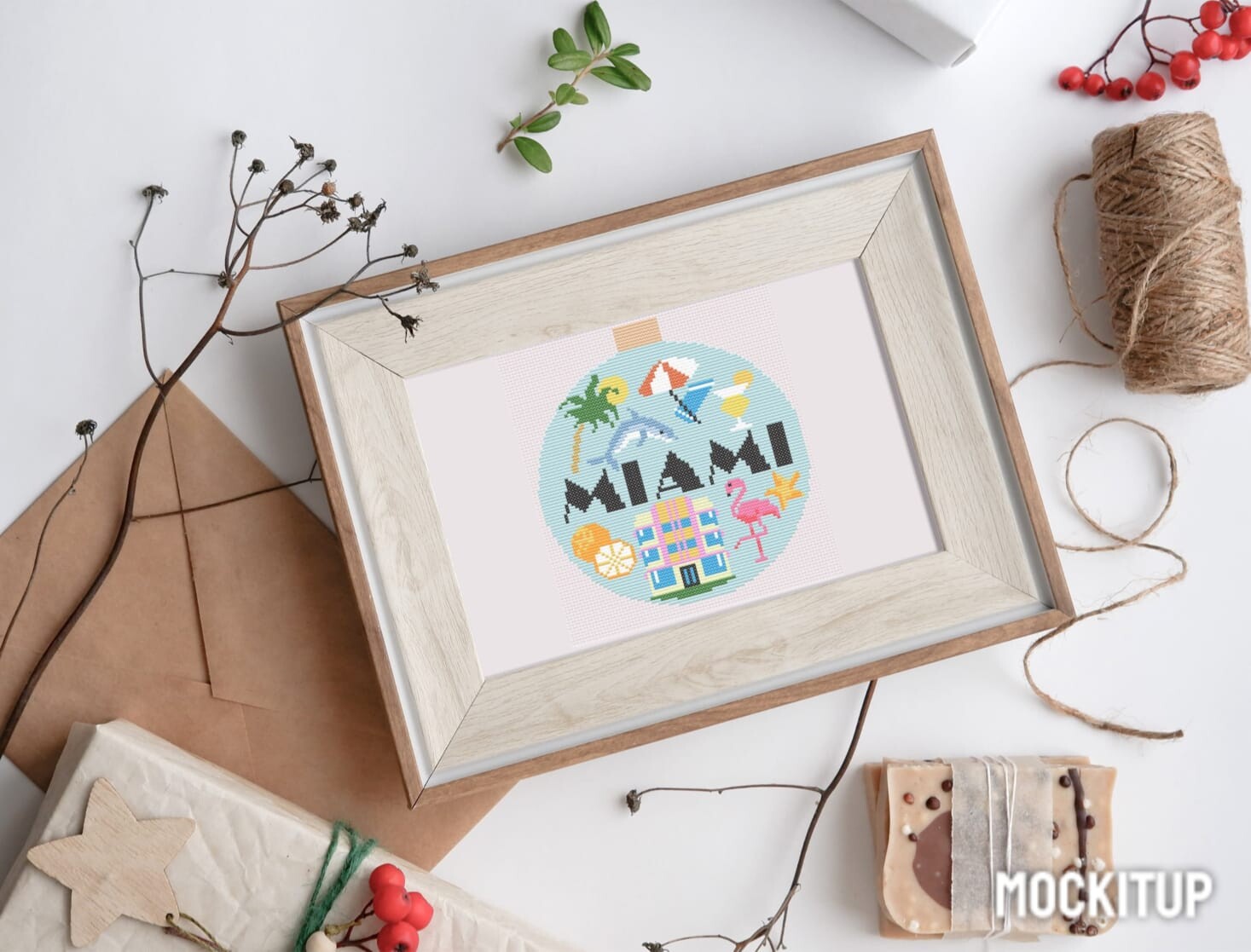 Miami Cross-Stitch Pattern