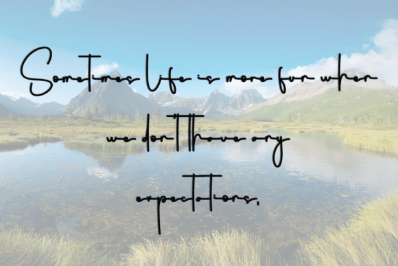 Mission Font PNG with transparent background - Preview 6