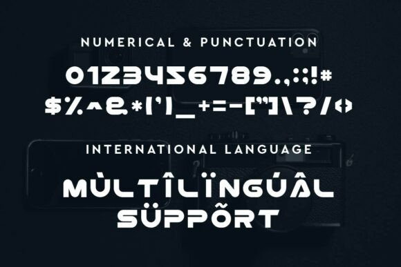 Monumen Font PNG with transparent background - Preview 2