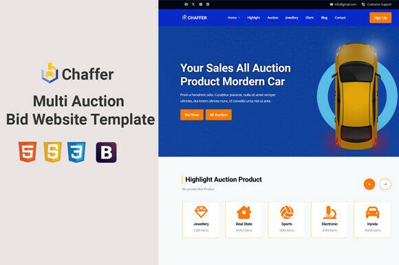 Multi Auction and Bid Template