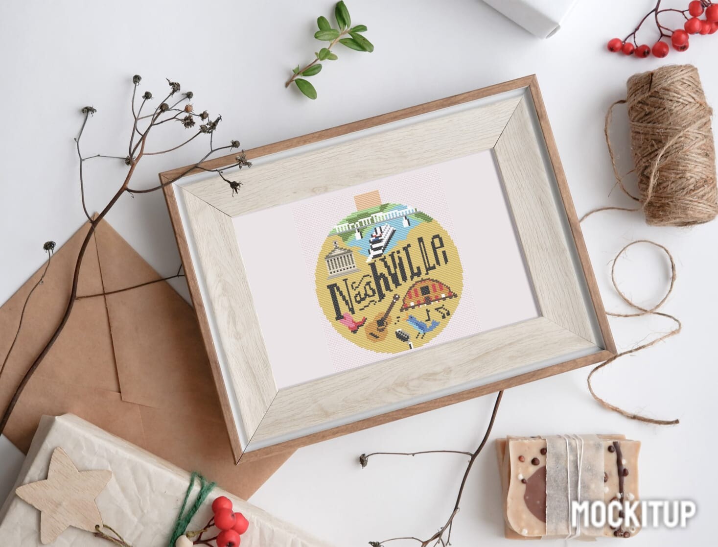 Nashville Cross-Stitch Pattern