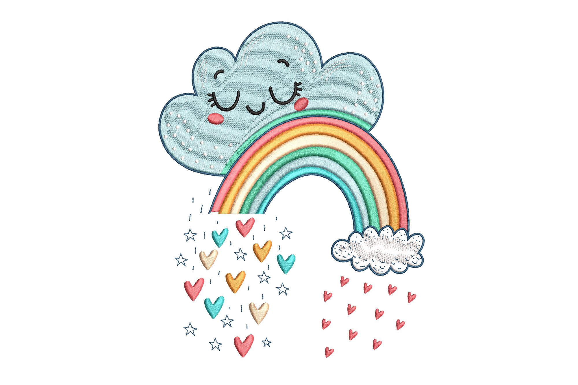 Rainbow with Cloud