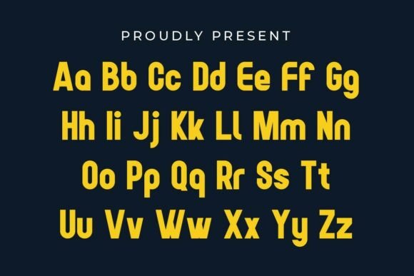 Romano Font PNG with transparent background - Preview 1