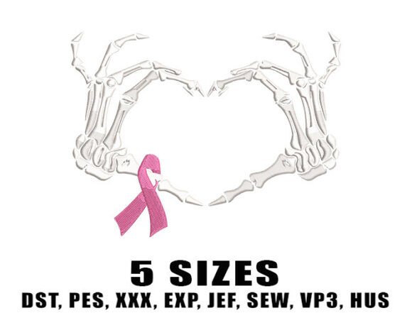 Skeleton Hand Heart