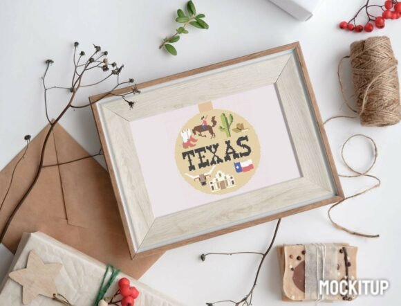 Texas Cross-Stitch Pattern