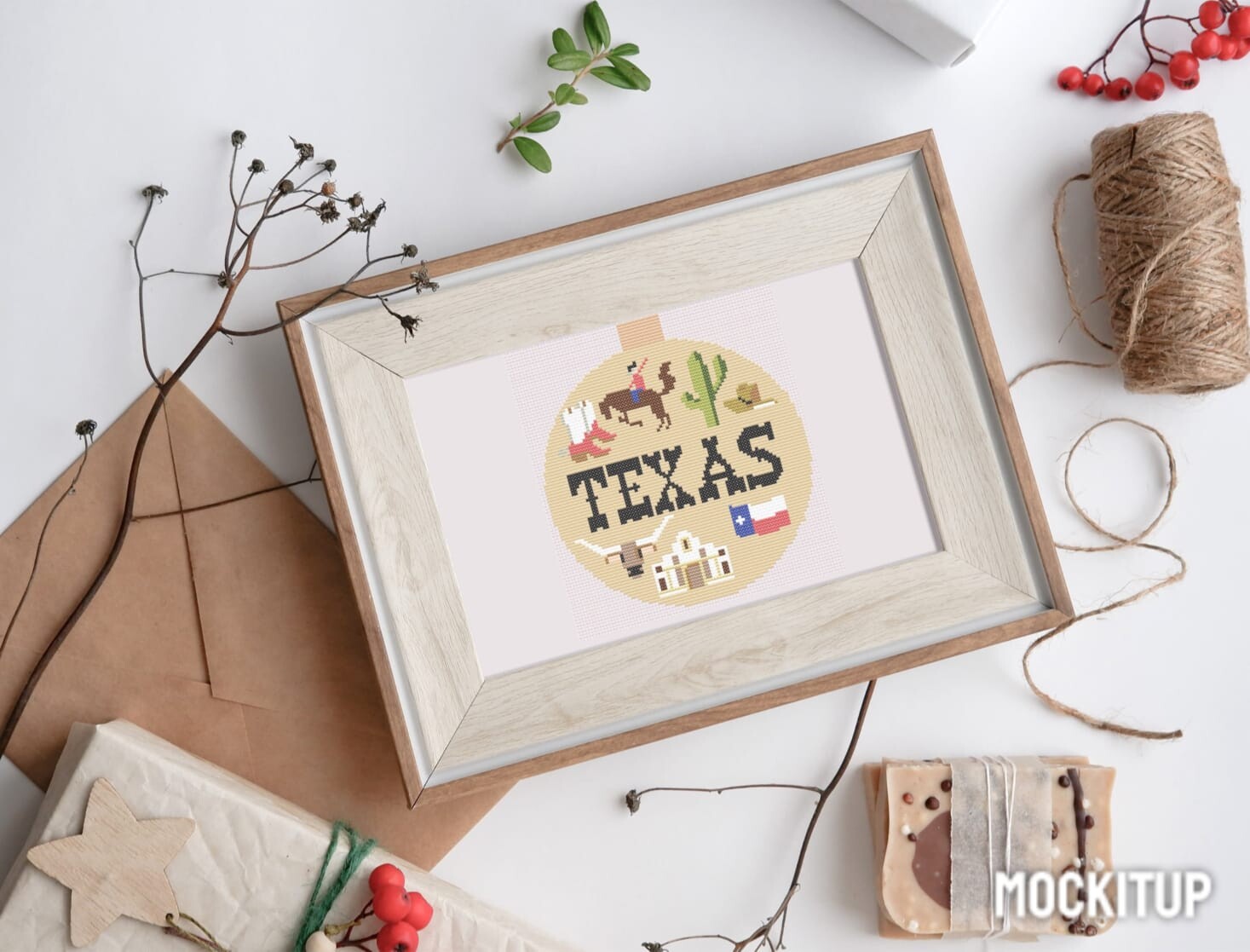 Texas Cross-Stitch Pattern