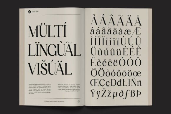 Baskfille Font - Preview 1