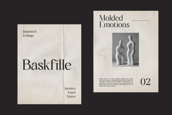 Baskfille Font - Preview 2