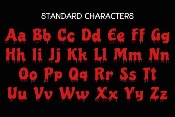 Blood Drip Font - Preview 1