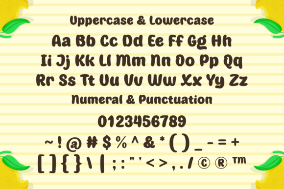 Bubbly Mango Font - Preview 4