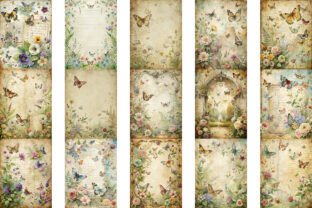Butterflies Junk Journal Pages Graphic by Wow Magic · Creative Fabrica
