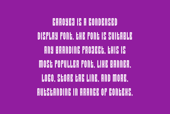 Caroyej Font - Preview 3