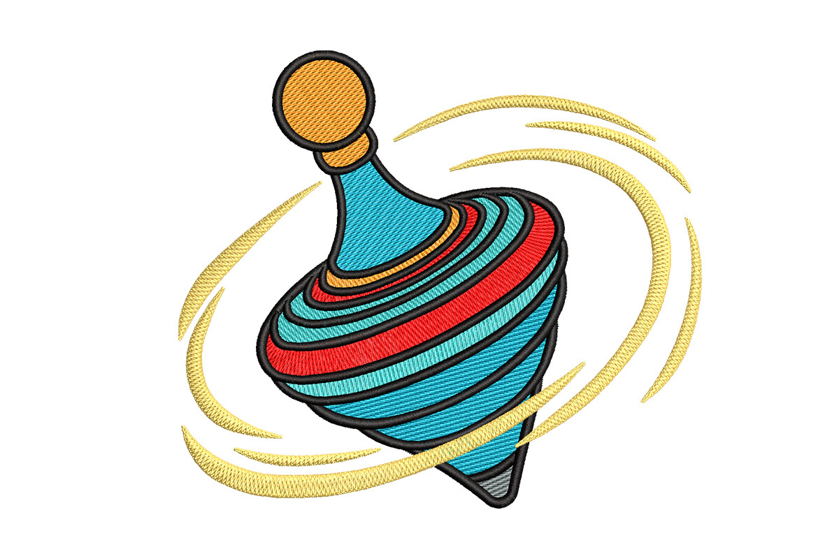 Colorful Spinning Top
