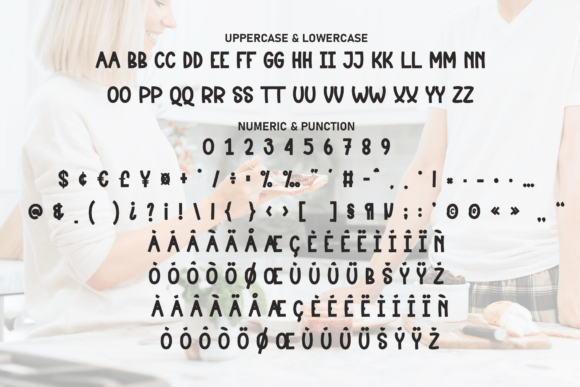 Cooking Morning Font PNG with transparent background - Preview 6