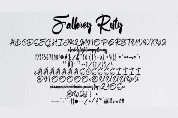 Falkrey Rosty Font - Preview 6