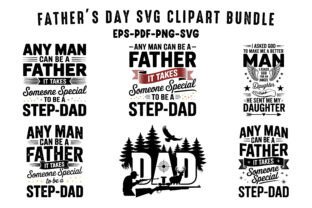 Fathers Day SVG T-Shirt Design Bundle