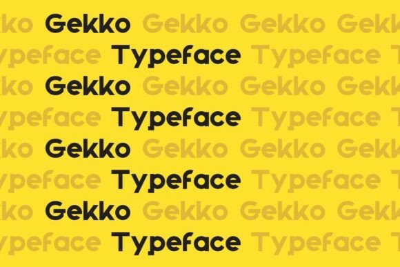 Gekko Font - Preview 3