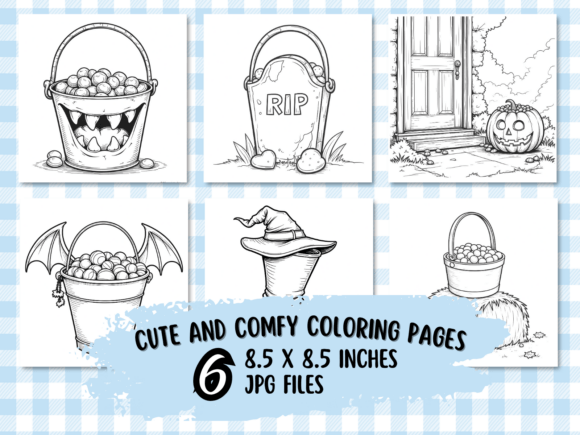 Halloween Candy Bucket Coloring