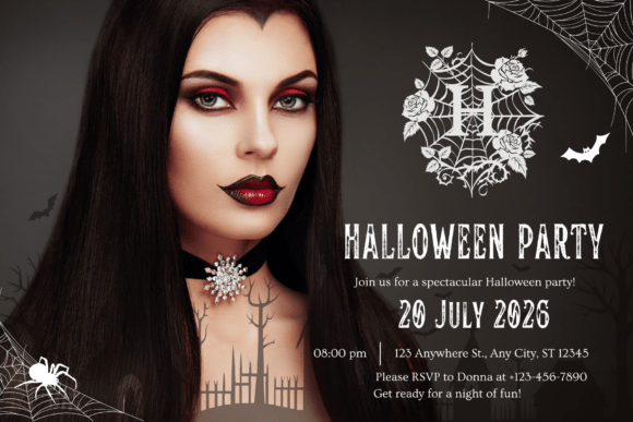Halloween Rose Font PNG with transparent background - Preview 3