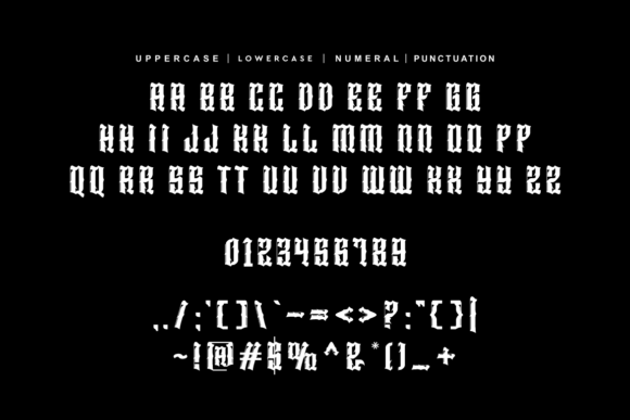 Hole Blofez Font PNG with transparent background - Preview 5