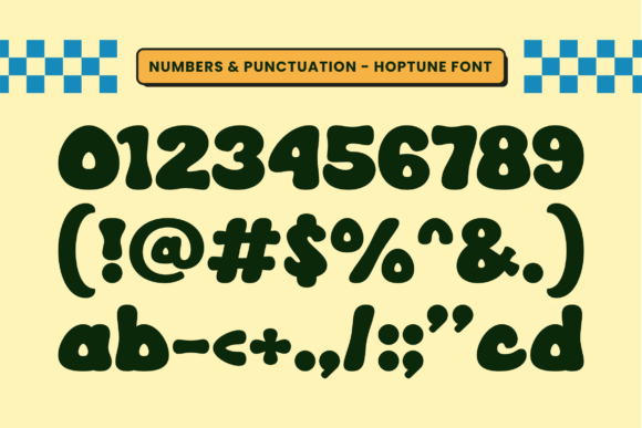Hoptune Font - Preview 2