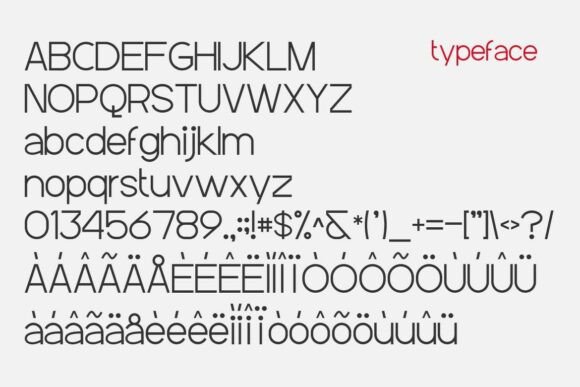 Mesozoic Font PNG with transparent background - Preview 1