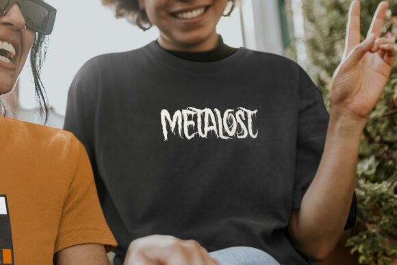 Metalost Font PNG with transparent background - Preview 2