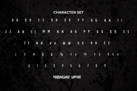 Metalost Font PNG with transparent background - Preview 4