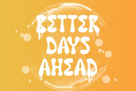 Node Bubble Font PNG with transparent background - Preview 2