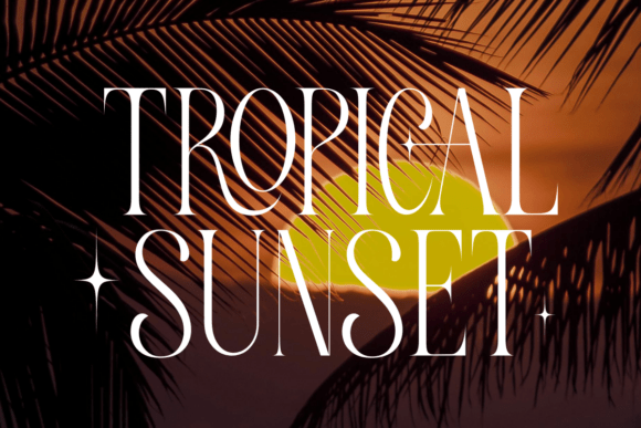 Pearl Tropical Font PNG with transparent background - Preview 2