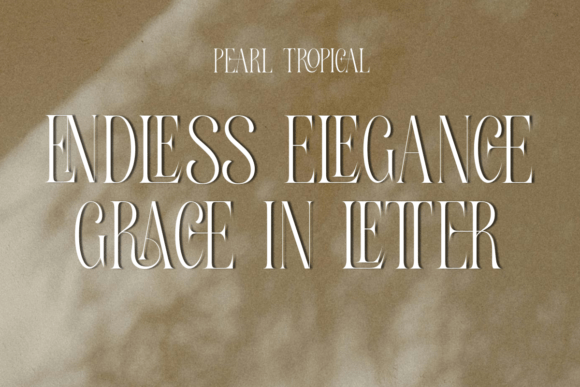 Pearl Tropical Font PNG with transparent background - Preview 6