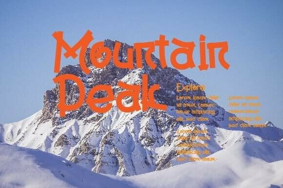 Rock Font PNG with transparent background - Preview 2