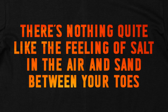 Salt Sand Font PNG with transparent background - Preview 2