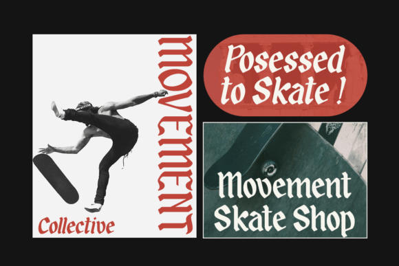 Sandey Molse Font PNG with transparent background - Preview 3