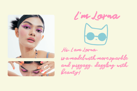 Sebda Font PNG with transparent background - Preview 3