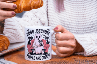 Spooky Halloween Dog Spooky Ghost Png Graphic by Artistic Revolution ...