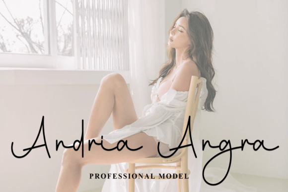 Angelia Birthday Font - Preview 1