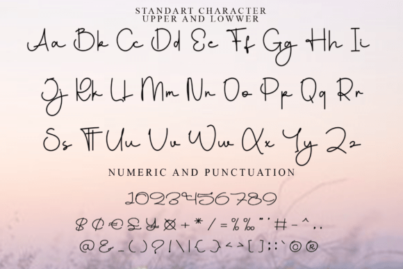 Angelia Birthday Font - Preview 4
