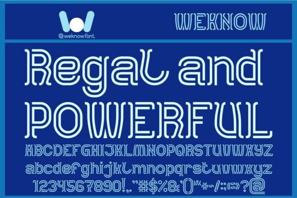 Aquarius Font - Preview 2