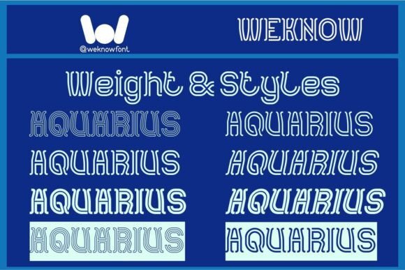 Aquarius Font - Preview 6