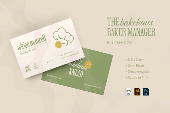 Baker Manager - Business Card