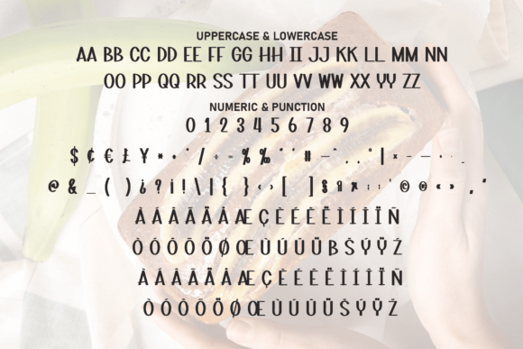 Banana Cupcake Font - Preview 6