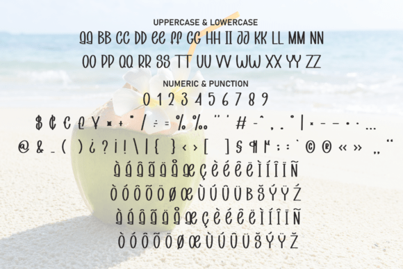 Beach Coconut Font - Preview 6