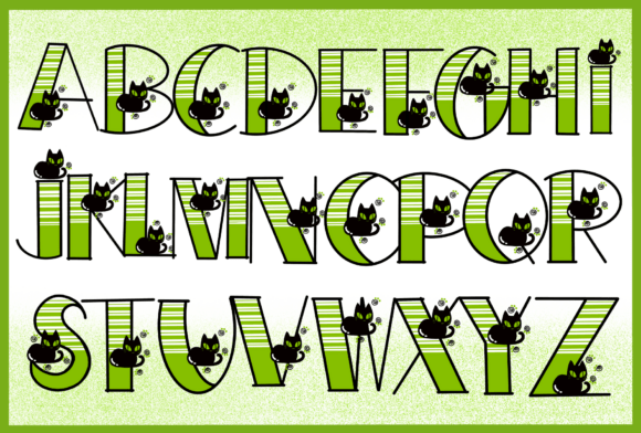 Black Cats Font - Preview 1