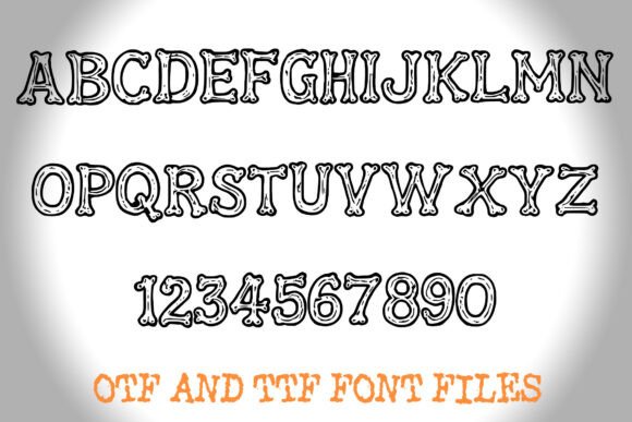 Bones Halloween Font - Preview 1